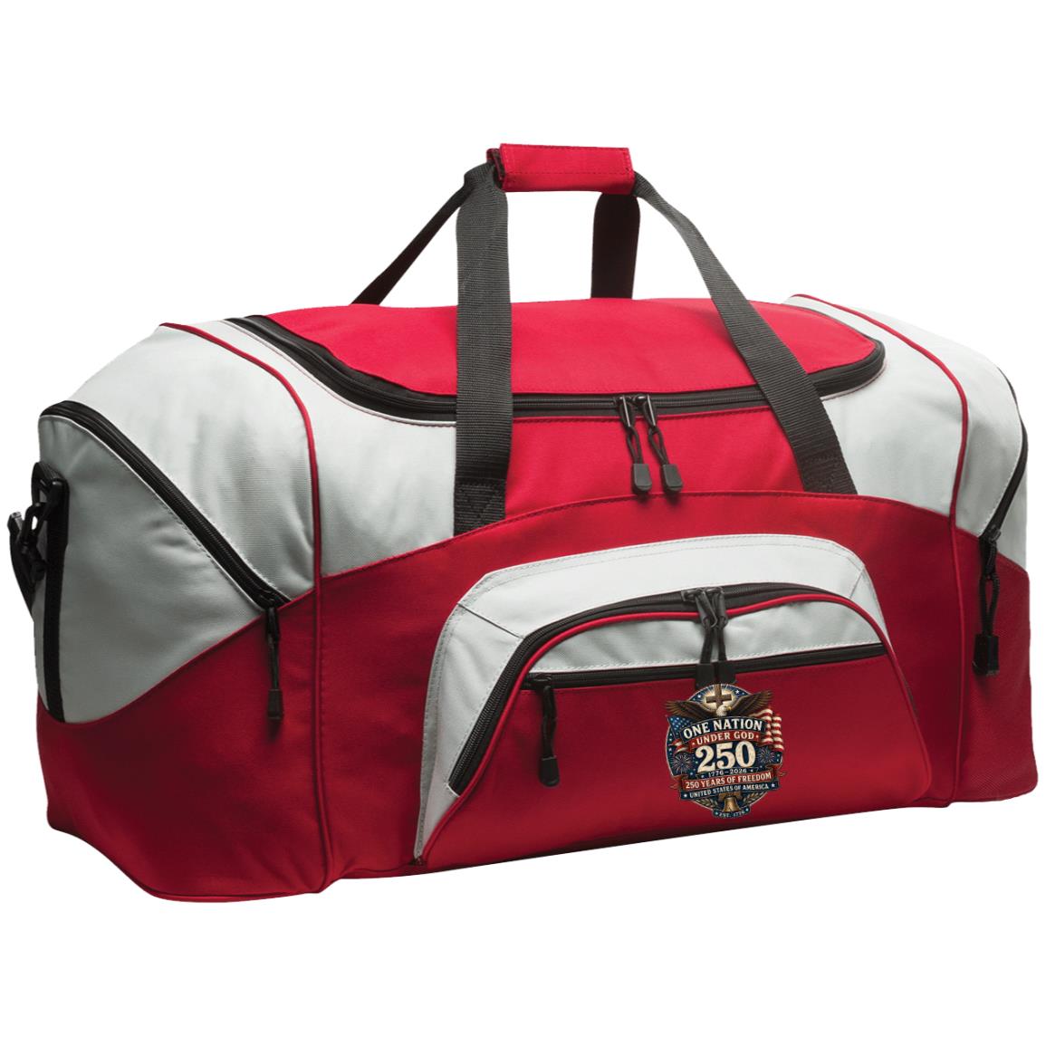 Sport Duffel One Nation Under God — 250 Years - Cross