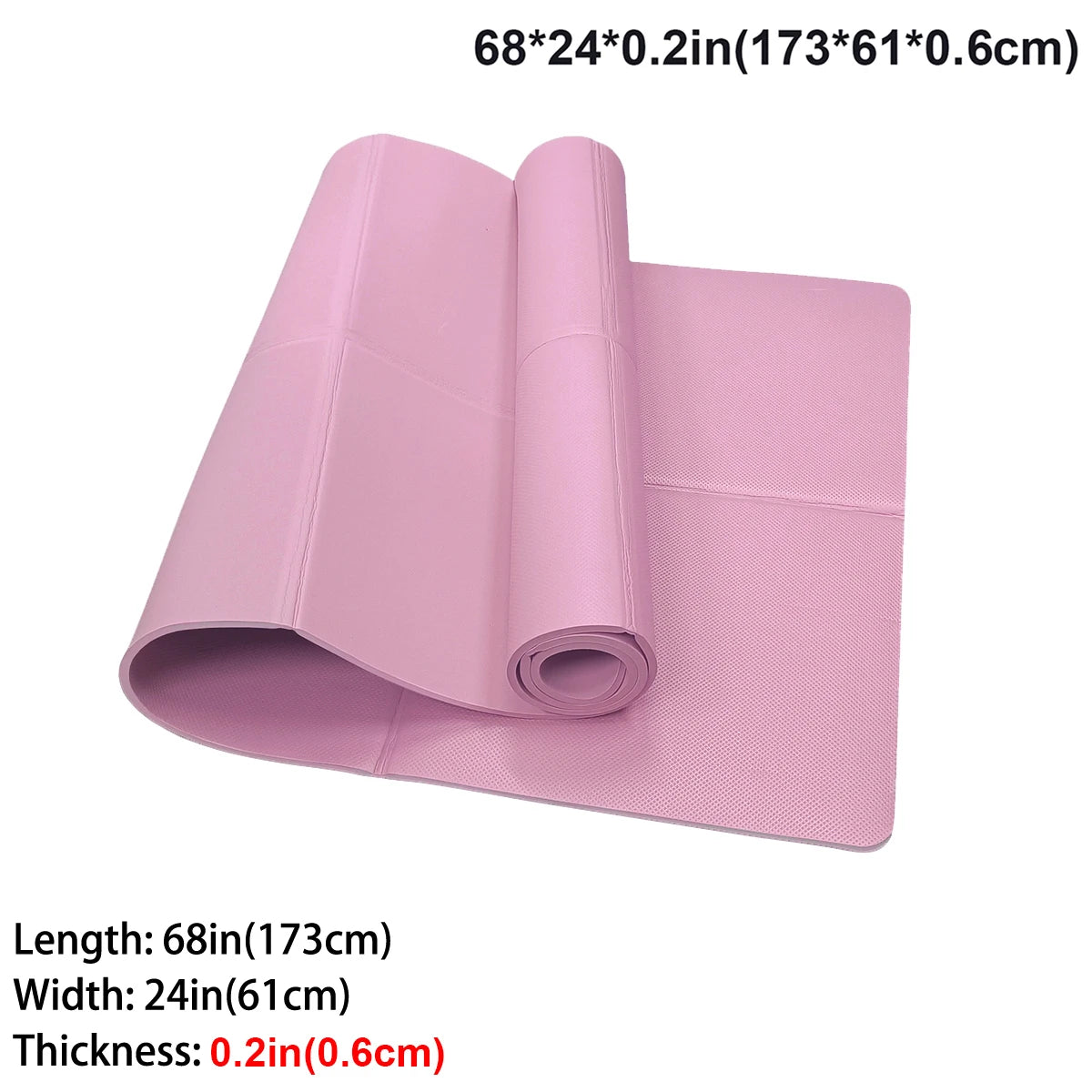 Foldable Yoga Travel Fitness Exercise Mat