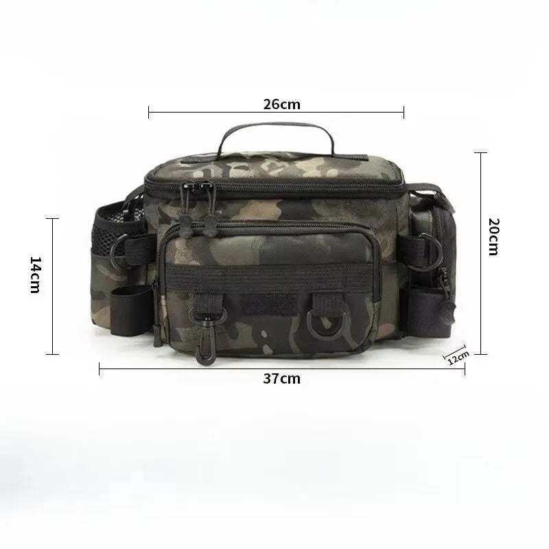 Multifunctional Fishing Backpack Large Capacity Rod Storage