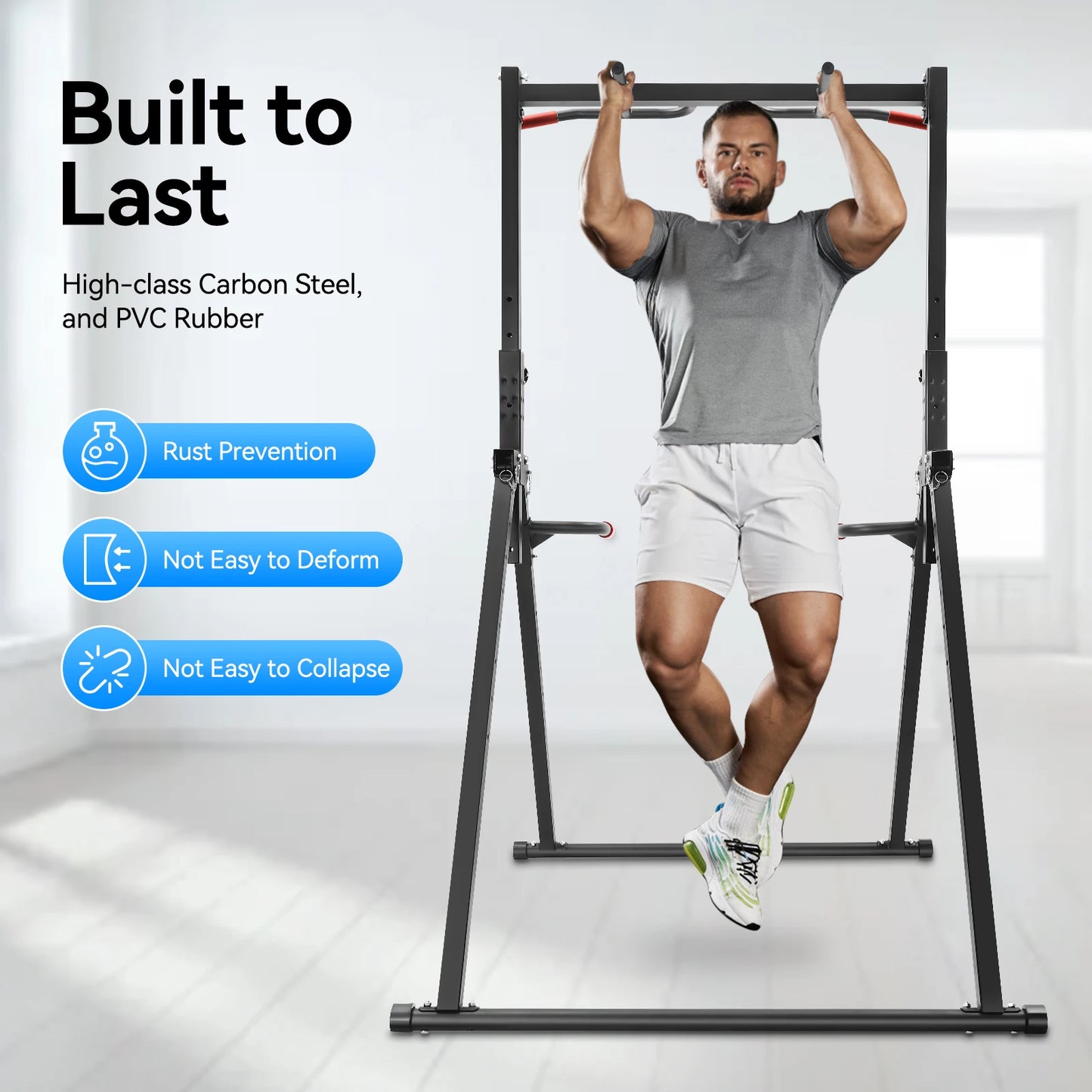 Adjustable Pull Up Bar Multi-Function Training Station