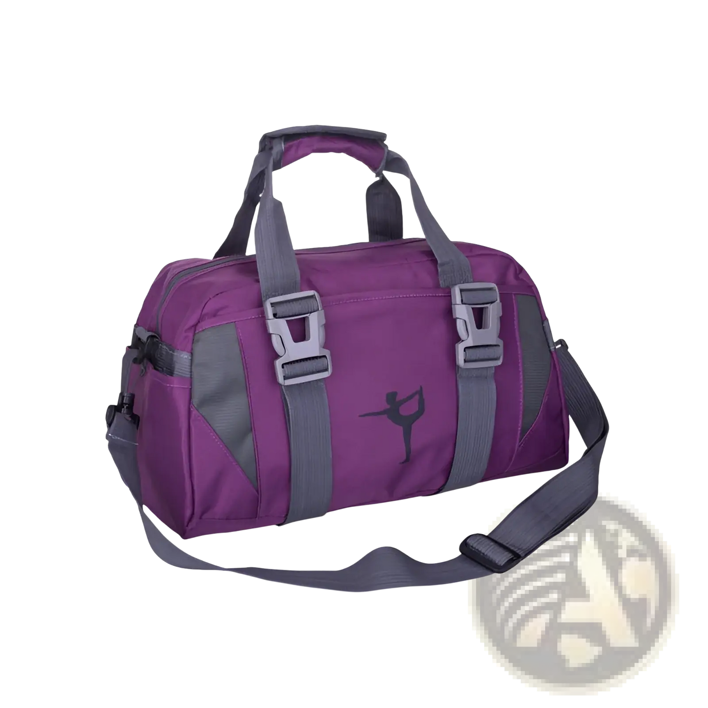 Versatile Athletic Duffel Bag with Buckle Closures