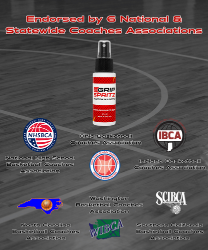 Grip Spritz Basketball Shoe Grip Spray — Year Round Bundle | 2 Bottles + Spritz Mitt
