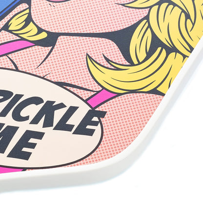 ARTI 16mm T700 Carbon Fiber Kristen & Kristy "IT'S PICKLE TIME" Pickleball Paddle - USA Pickleball Approved