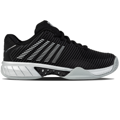 K-Swiss/Master Athletics Women's Hypercourt Express 2 Tennis Shoe (Black/Silver)