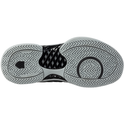 K-Swiss/Master Athletics Women's Hypercourt Express 2 Tennis Shoe (Black/Silver)