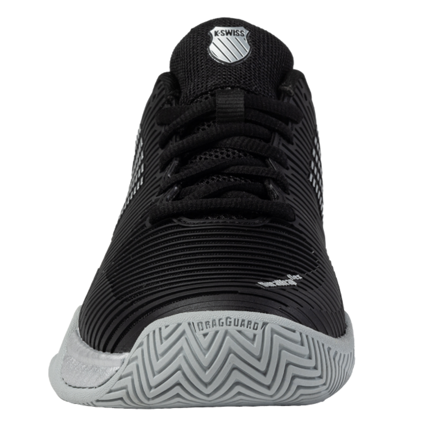 K-Swiss/Master Athletics Women's Hypercourt Express 2 Tennis Shoe (Black/Silver)