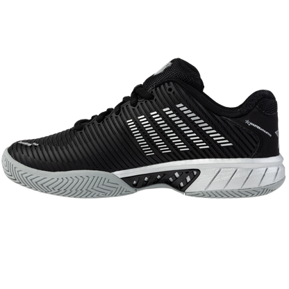 K-Swiss/Master Athletics Women's Hypercourt Express 2 Tennis Shoe (Black/Silver)