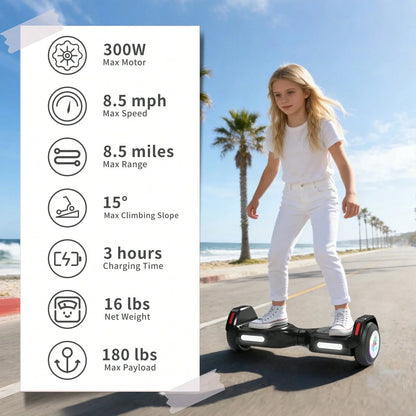 K2 Balance Bike Electric Scooter With LED Lights