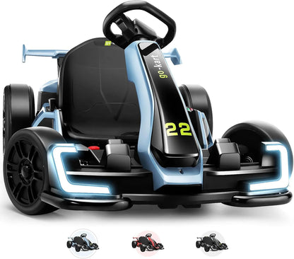 24V Kids Electric Go Kart with Adjustable Seat, 2 Speed