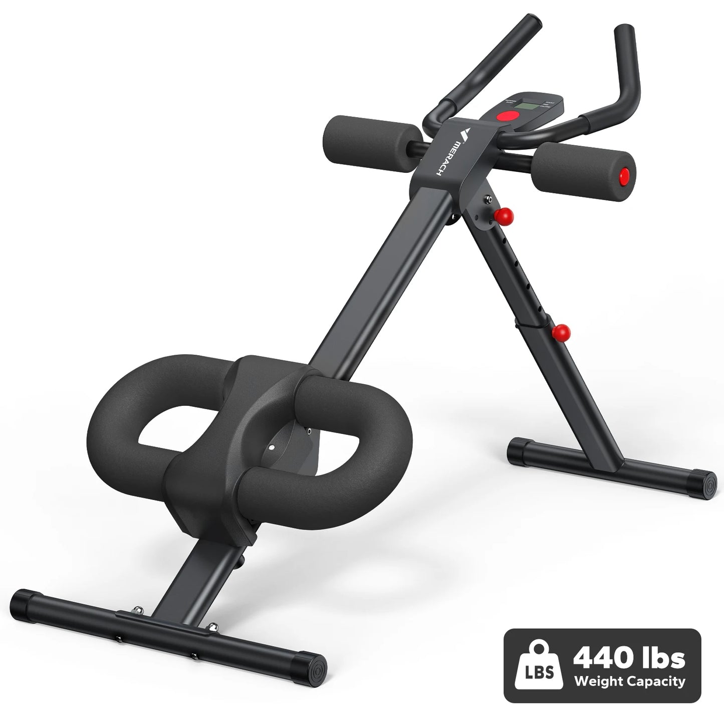 Ab Machine Adjustable Trainer Workout Foldable