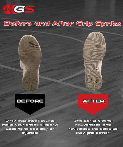 Grip Spritz Basketball Shoe Grip Spray — Year Round Bundle | 2 Bottles + Spritz Mitt