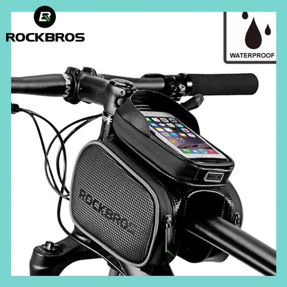 Bike Top Tube Bag Rainproof Cell Phone Touch Screen Bag
