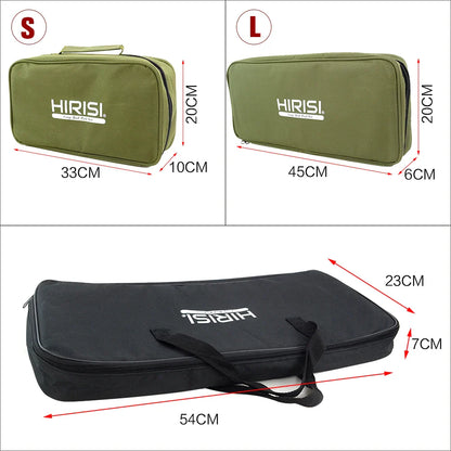 Hirisi Carp Fishing Portable Tackle Bag Rod Pod Storage Waterproof
