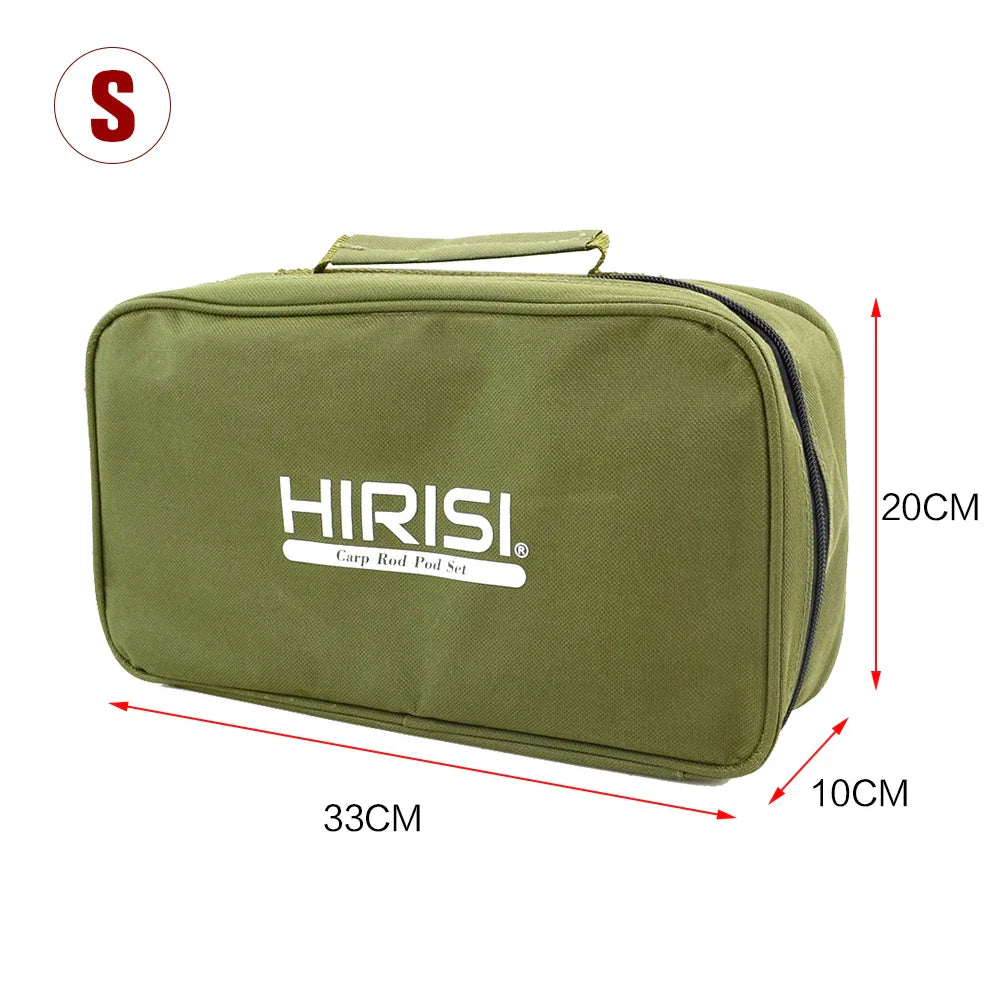 Hirisi Carp Fishing Portable Tackle Bag Rod Pod Storage Waterproof