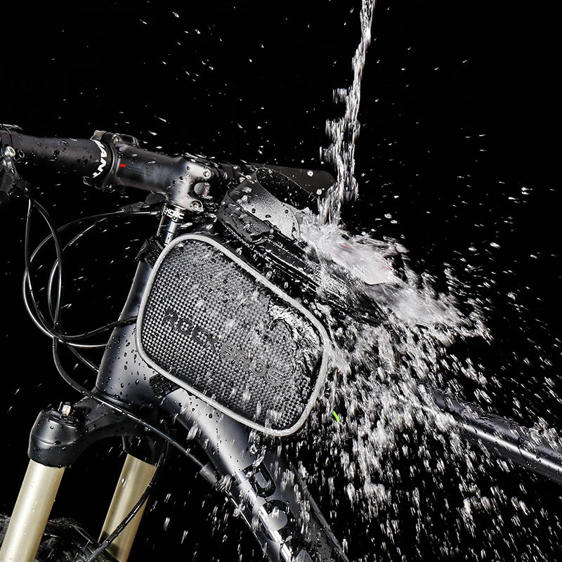 Bike Top Tube Bag Rainproof Cell Phone Touch Screen Bag