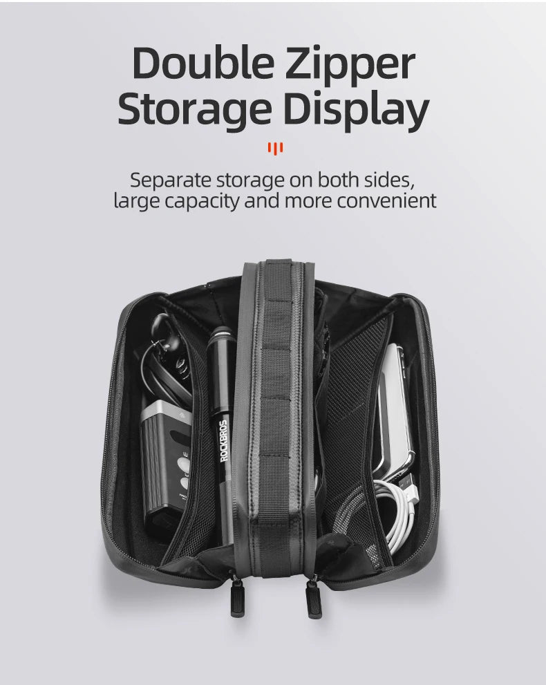 Bicycle Bag Hard Shell Waterproof Big Capacity