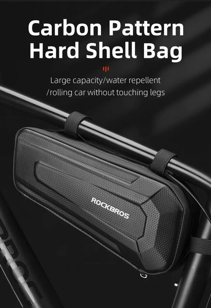 Bicycle Bag Hard Shell Waterproof Big Capacity