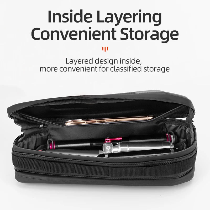 Bicycle Bag Hard Shell Waterproof Big Capacity