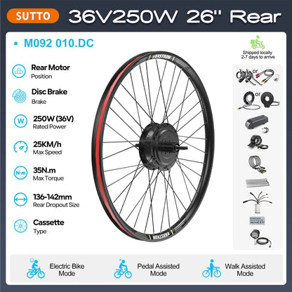[On Sale ] Rear Motor Wheel Hub Drive 26 Inch