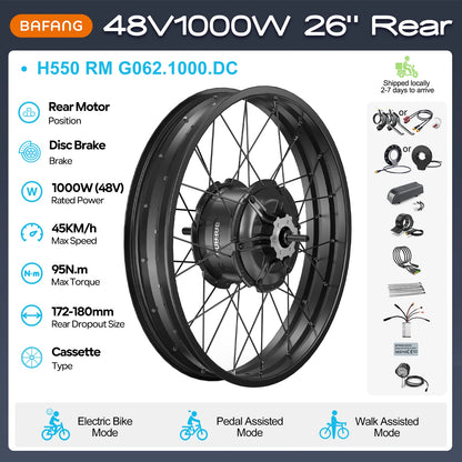 [On Sale ] Rear Motor Wheel Hub Drive 26 Inch