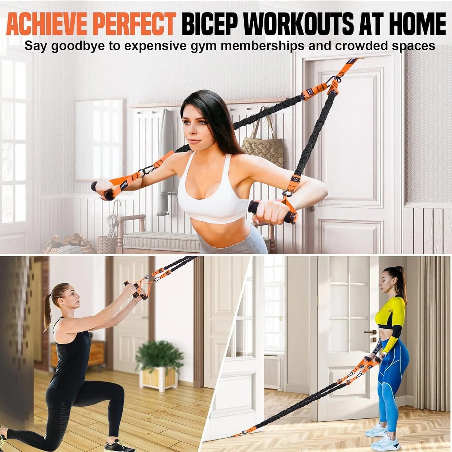 Resistance Strap for Pull-ups Training Workout Body Stretching