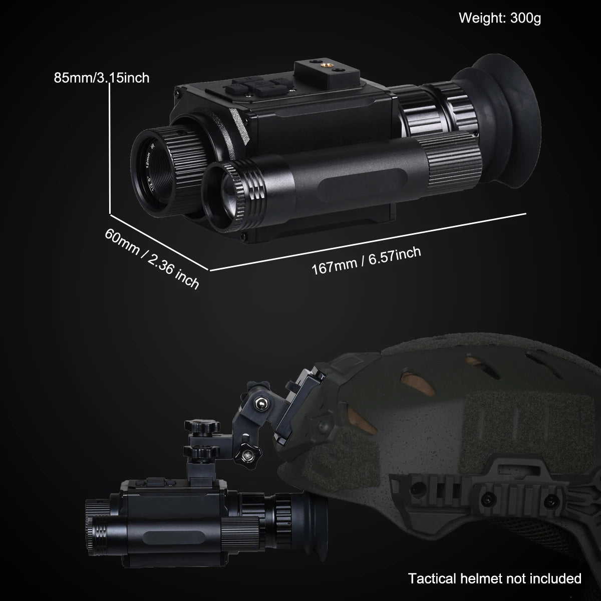 Helmet Night Vision Long-Distance Hunting Goggles Telescope