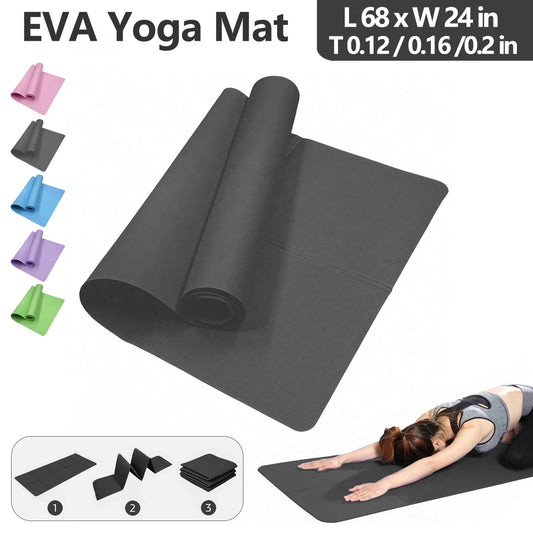 Foldable Yoga Travel Fitness Exercise Mat