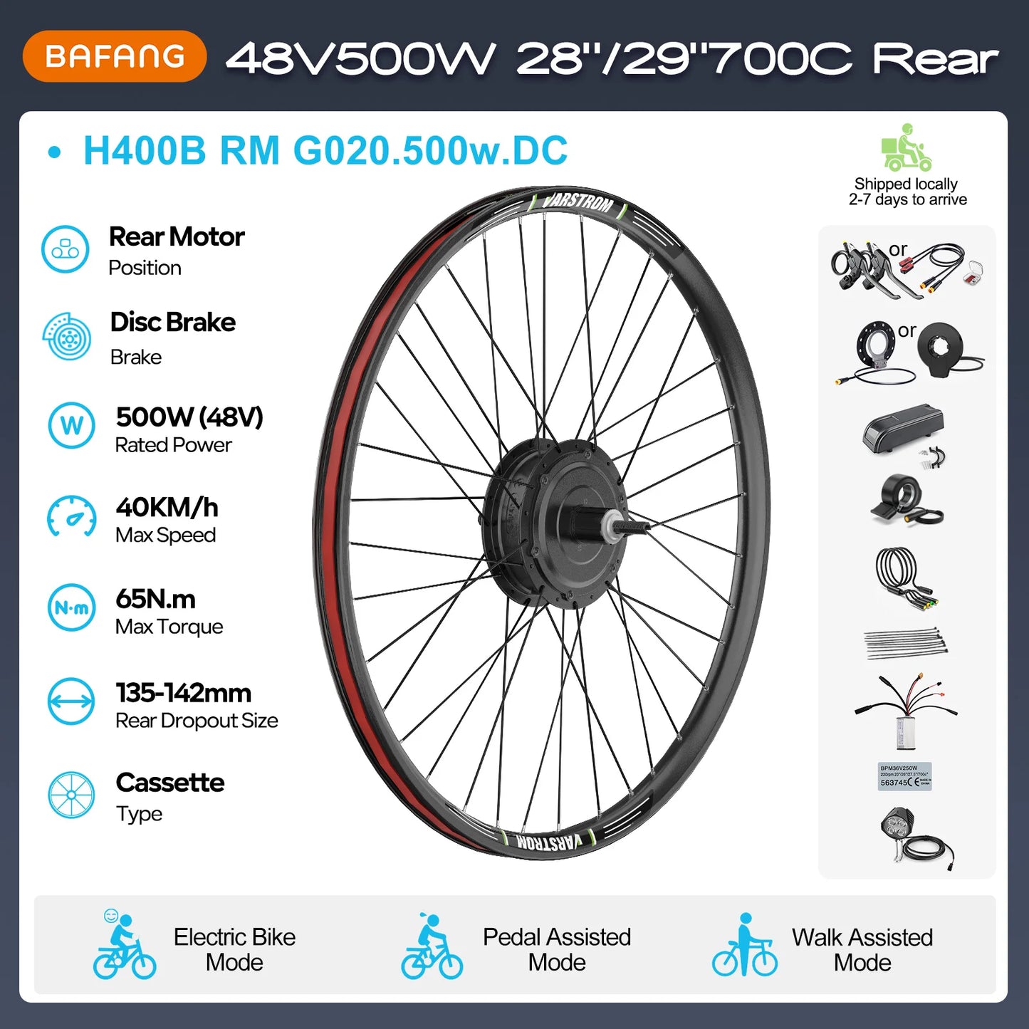 [On Sale ] Rear Motor Wheel Hub Drive 26 Inch