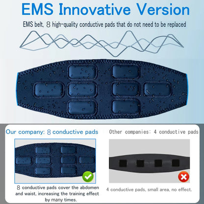 Abdominal Toning Belt Muscle Stimulator Fitness Equipment