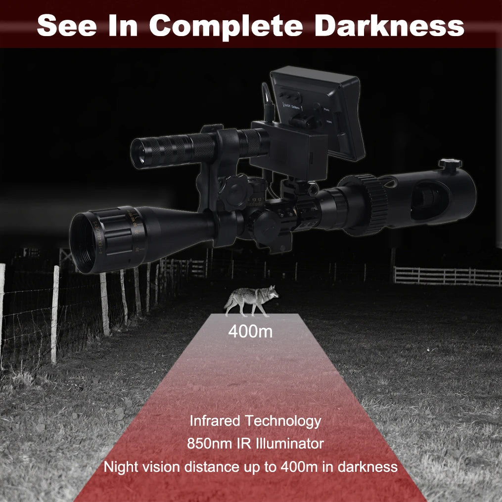 Digital Night Vision Riflescope HD 720P Video/Photo Recording