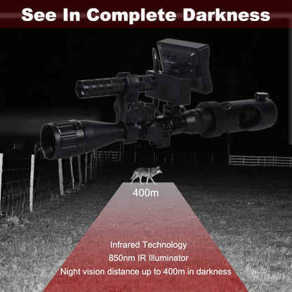Digital Night Vision Riflescope HD 720P Video/Photo Recording