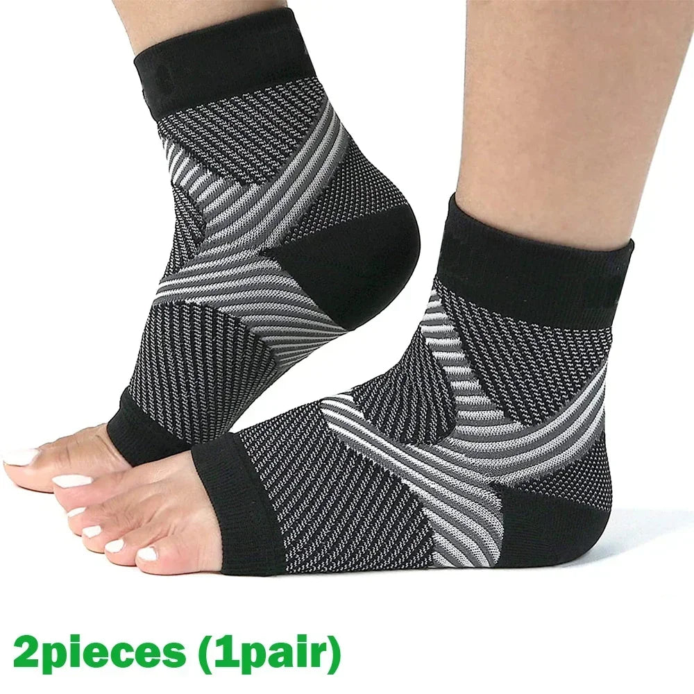 Plantar Fasciitis Splint Night Compression Sock Heel Supports