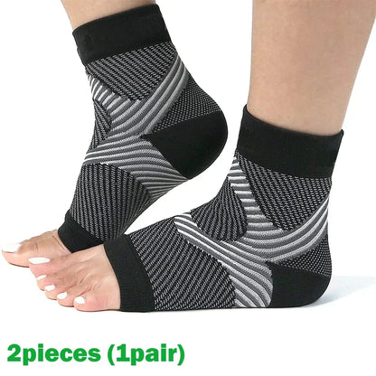 Plantar Fasciitis Splint Night Compression Sock Heel Supports