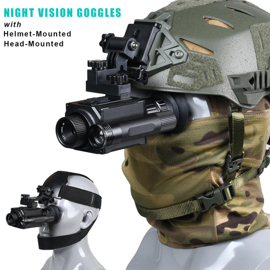 Helmet Night Vision Long-Distance Hunting Goggles Telescope