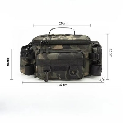 Multifunctional Fishing Backpack Large Capacity Rod Storage