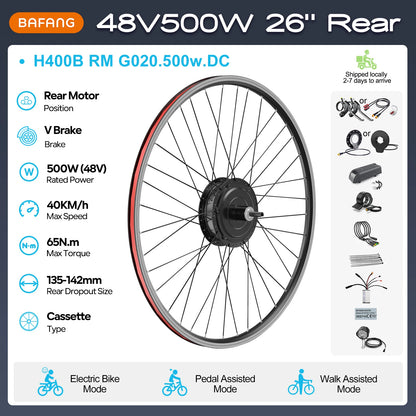 [On Sale ] Rear Motor Wheel Hub Drive 26 Inch