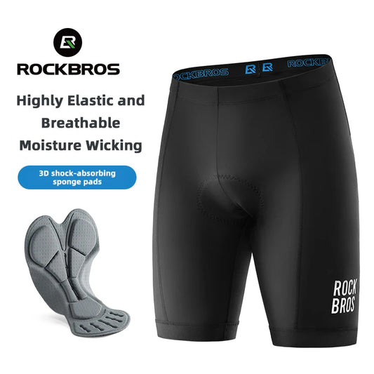 ROCKBROS Men's Cycling Shorts  Gel Pad  Riding