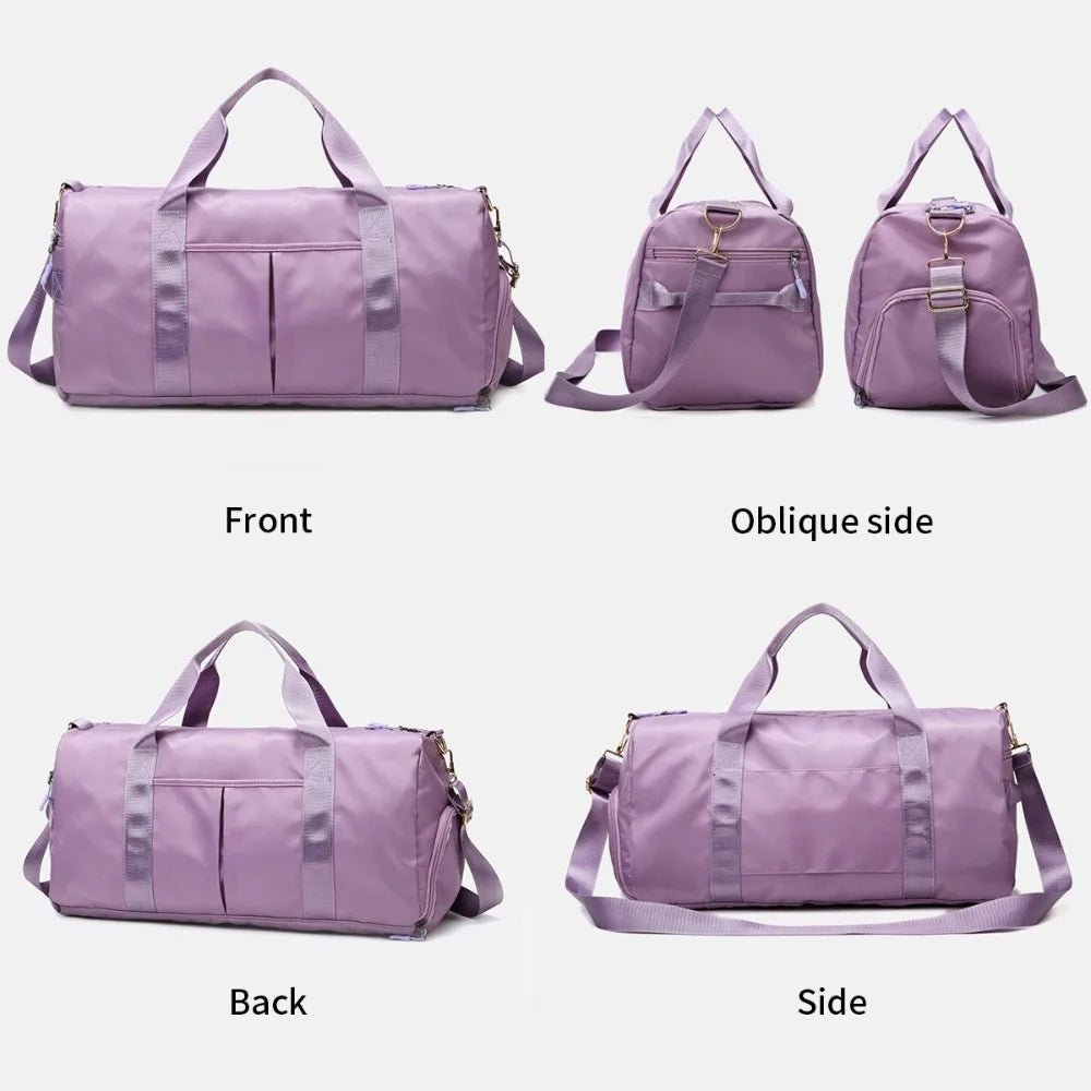 Outdoor Waterproof Nylon Sports Gym Bags Training