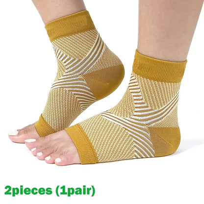 Plantar Fasciitis Splint Night Compression Sock Heel Supports