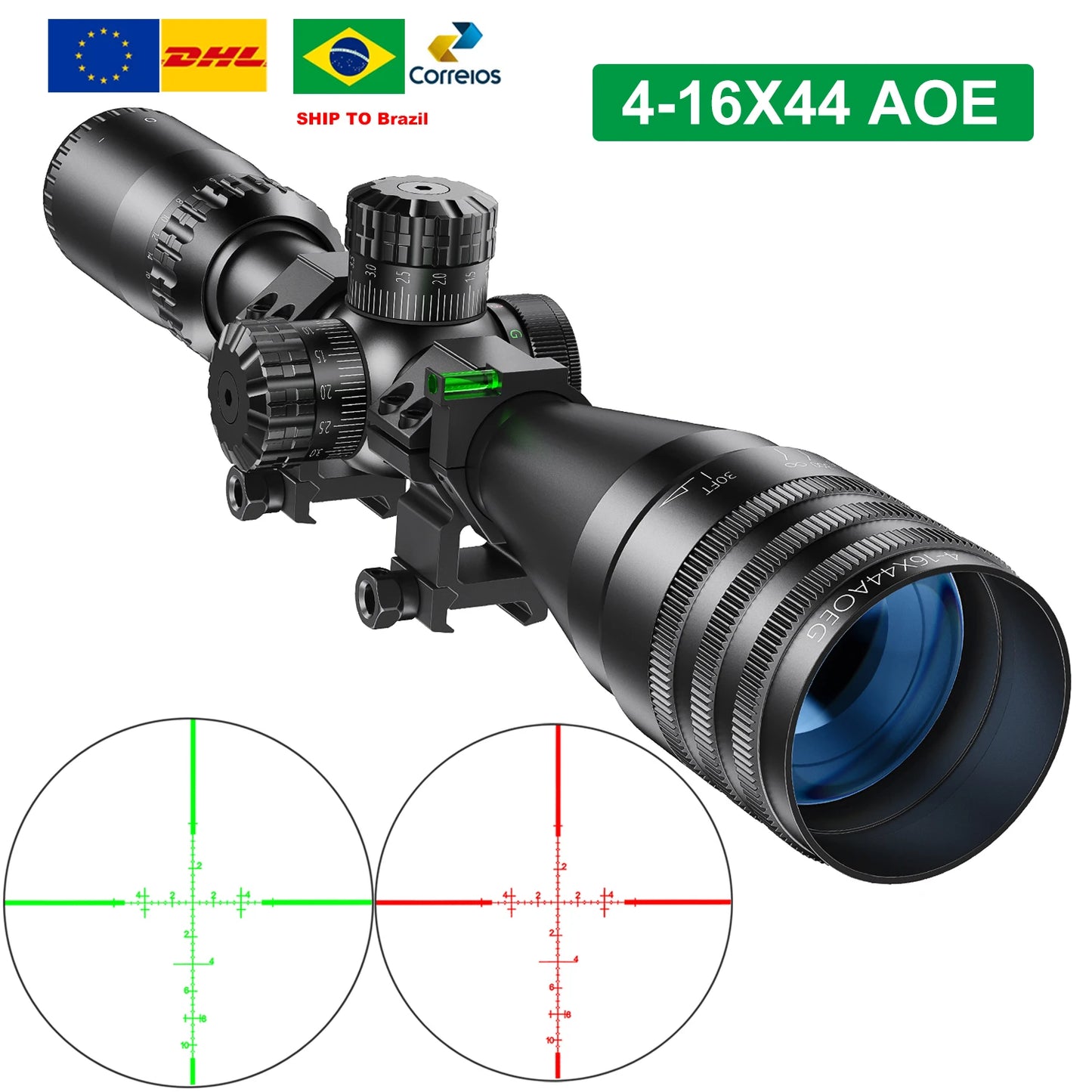 Tactical Hunting Scopes Tactical  Red Green Illuminated Sight