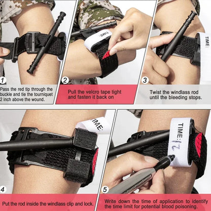 Emergency Belt Tourniquet Adjustment Buckle Medical Survival