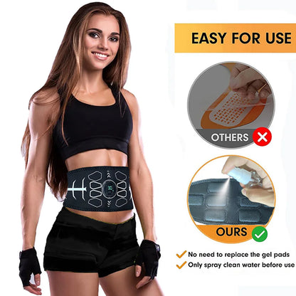 Abdominal Toning Belt Muscle Stimulator Fitness Equipment