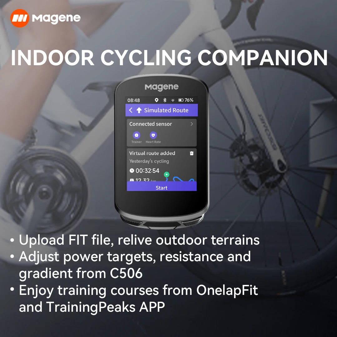 Magene GPS Bike Touchscreen Navigation