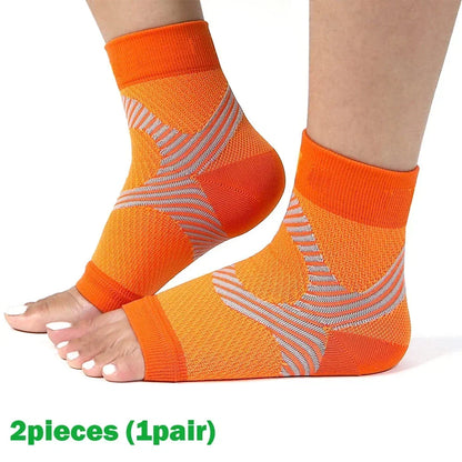 Plantar Fasciitis Splint Night Compression Sock Heel Supports