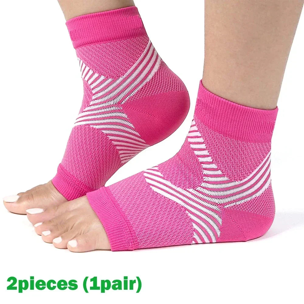 Plantar Fasciitis Splint Night Compression Sock Heel Supports