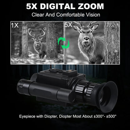 Helmet Night Vision Long-Distance Hunting Goggles Telescope