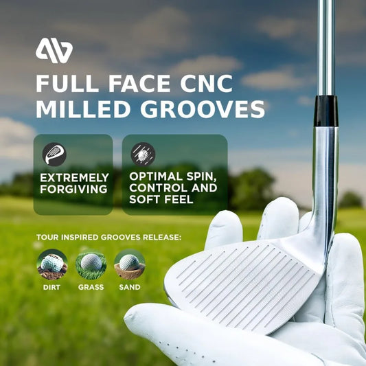 Full Face Golf Wedges,  52/56/60/70 Degree,Lob,Gap,Sand