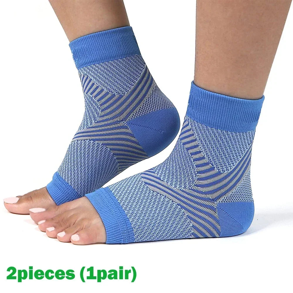 Plantar Fasciitis Splint Night Compression Sock Heel Supports