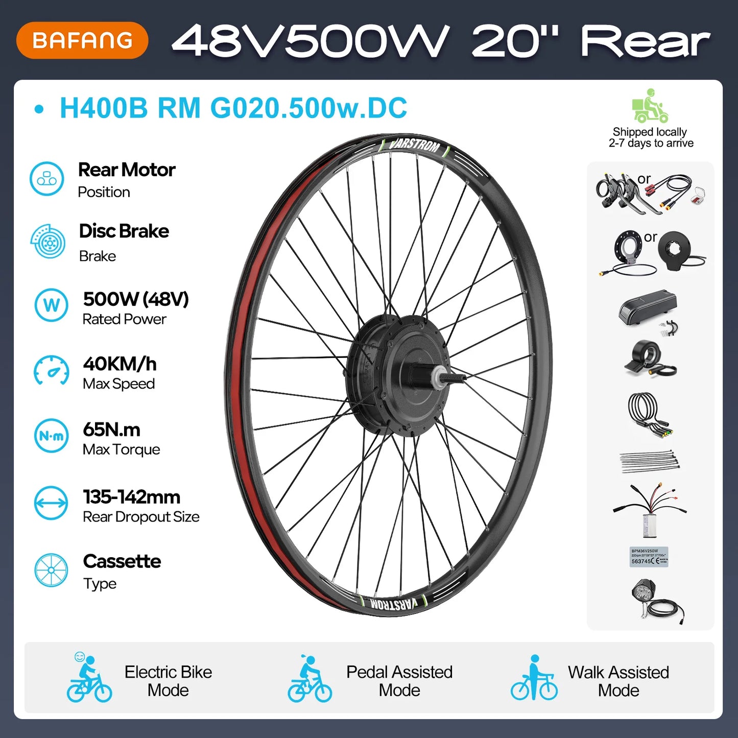 [On Sale ] Rear Motor Wheel Hub Drive 26 Inch