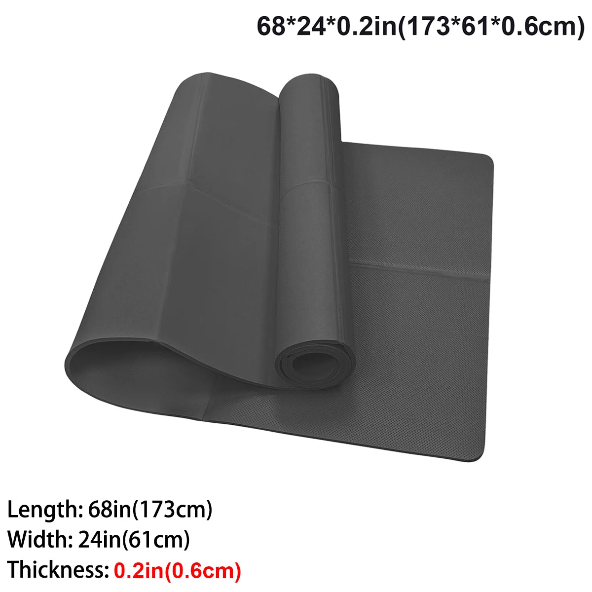 Foldable Yoga Travel Fitness Exercise Mat